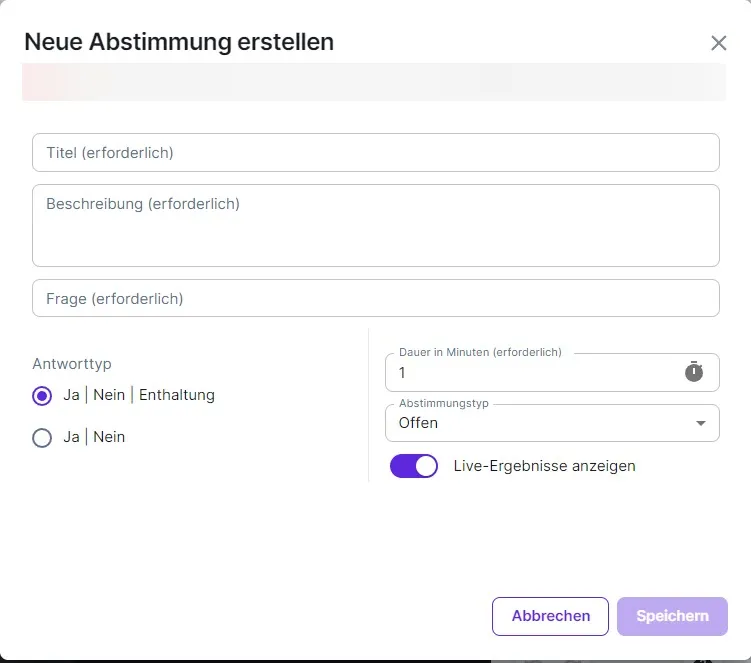 Abstimmung-Details-eingeben