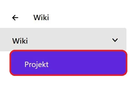 Wiki-Seitenstruktur