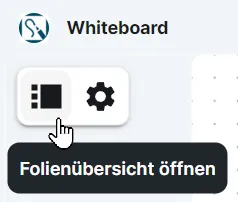 Die Schaltfläche "Folienübersicht öffnen"