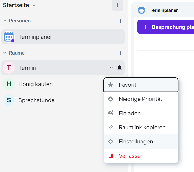 Das Kontext-Menü