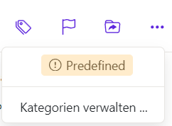 Kategorie festlegen
