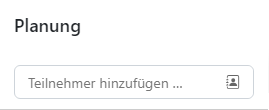 Terminplanung